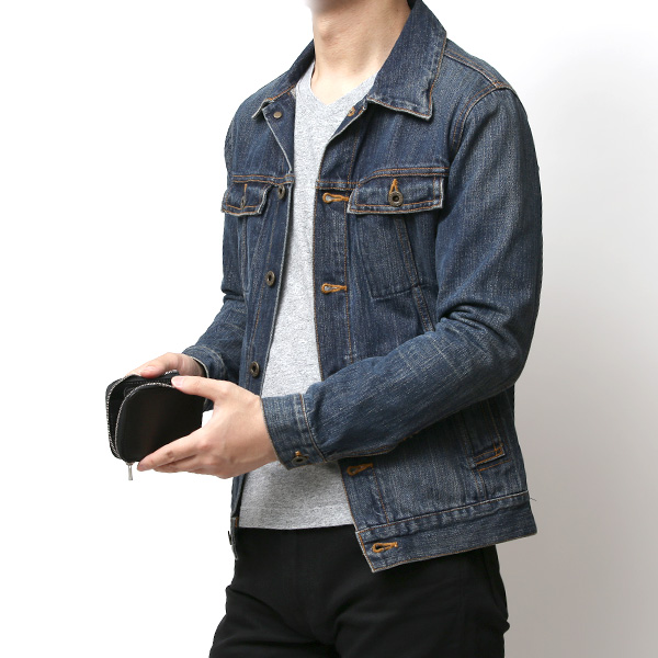  THE WONDER LUST(ワンダーラスト) 日本製 本革 ミニ財布 メンズ ブラック 黒 黒色 Dカン付き チェーン ネックストラップ 取り付け可能 コンパクト 小銭入れ あり プレゼント ブッテーロ レザー ウォレット 国産 ブランド 二つ折り L字ファスナー