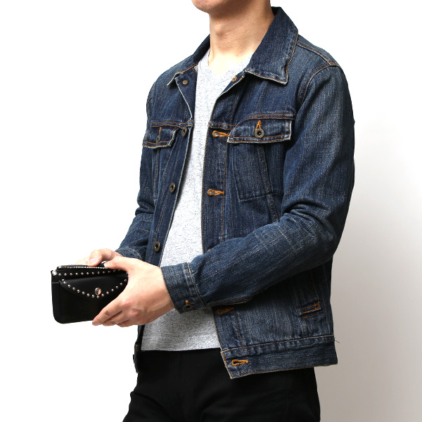  THE WONDER LUST(ワンダーラスト) 日本製 本革 スタッズ ミニ財布 メンズ ブラック 黒 黒色 丸カン付き チェーン ネックストラップ 可能 コンパクト 小銭入れ あり プレゼント ブッテーロ スタンダードリベット レザー ウォレット ブランド