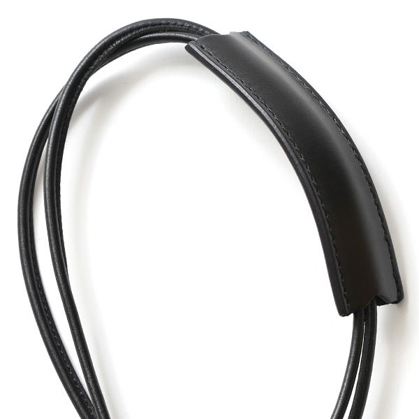  THE WONDER LUST(ワンダーラスト) 日本製 本革 ネックストラップ メンズ レディース ユニセックス ブラック 黒 黒色 ネックウォレット 国産 ブランド おしゃれ 高級 首 下げる 紐 レザー 革 皮 長さ調節