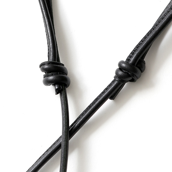  THE WONDER LUST(ワンダーラスト) 日本製 本革 ネックストラップ メンズ レディース ユニセックス ブラック 黒 黒色 ネックウォレット 国産 ブランド おしゃれ 高級 首 下げる 紐 レザー 革 皮 長さ調節