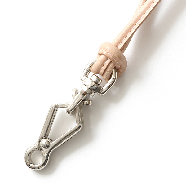  THE WONDER LUST(ワンダーラスト) 日本製 本革 ネックストラップ メンズ レディース ユニセックス ベージュ 肌色 ネックウォレット 国産 ブランド おしゃれ 高級 首 下げる 紐 レザー 革 皮 長さ調節