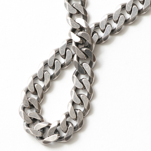  THE WONDER LUST(ワンダーラスト) 日本製 真鍮 シルバーメッキ ウォレットチェーン 本革 シルバー 銀色 ベイカー社 革 ブライドルレザー チェーン 鎖 紐 財布 デニム ジーパン パンツ