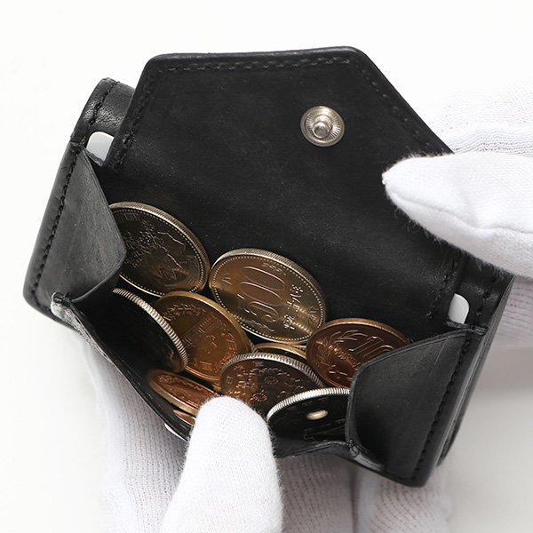  三つ折り財布 メンズ 本革 レディース ミニ財布 ウォレット レザー 財布 日本製 ブランド コンパクト 皮 ブラック 黒 黒色 イタリアンレザー マルゴーレザー 小銭入れあり カード収納 THE WONDER LUST(ワンダーラスト)