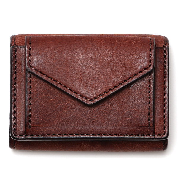 THE WONDER LUST(ワンダーラスト) TRIFOLD WALLET ダークブラウン