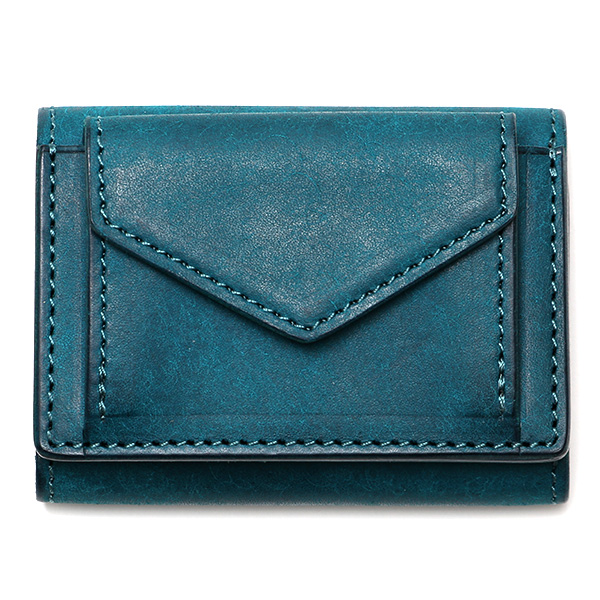 THE WONDER LUST(ワンダーラスト) TRIFOLD WALLET ターコイズ