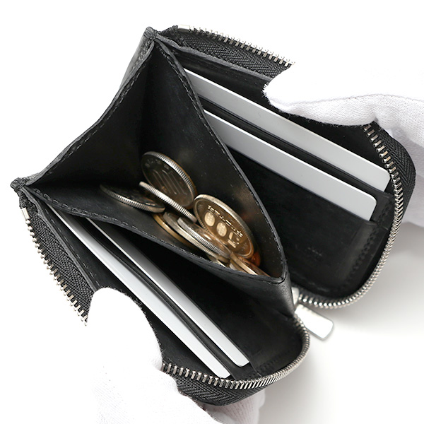  二つ折り財布 メンズ 本革 ブランド ファスナー ミニ財布 マルゴーレザー イタリアンレザー ウォレット キャメル ブラウン 茶 茶色 コンパクト L-ZIP 小銭入れ カード収納 プレゼント ギフト 日本製 THE WONDER LUST(ワンダーラスト)