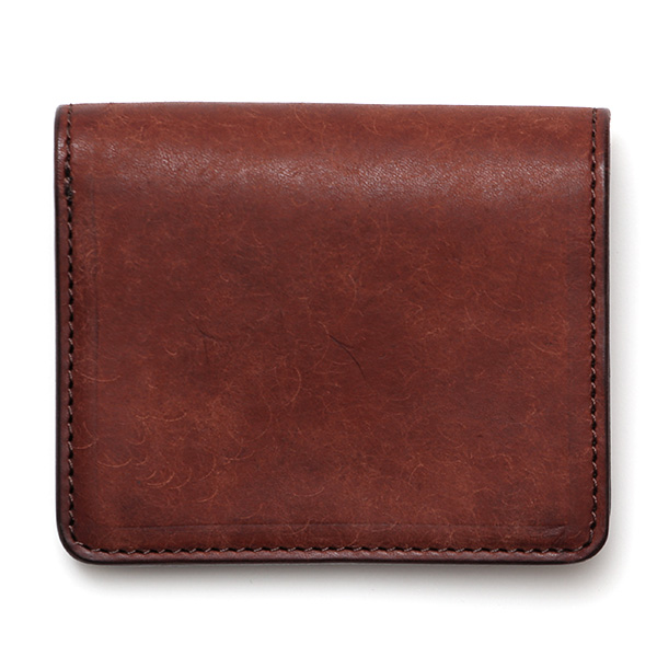  二つ折り財布 メンズ ミニ財布 レザー マルゴーレザー コンパクト 日本製 ブランド 財布 ハンドメイド ダークブラウン ブラウン 茶 茶色 小型 小さい 財布 男性 女性 プレゼント ユニセックス ギフト THE WONDER LUST(ワンダーラスト)