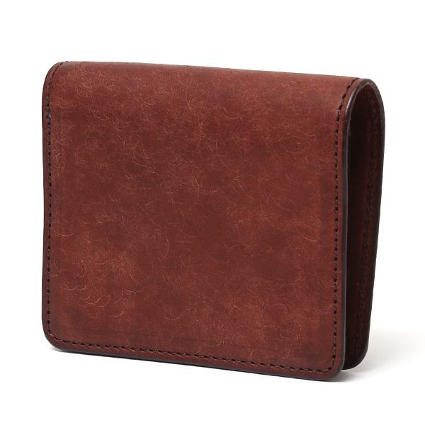  二つ折り財布 メンズ ミニ財布 レザー マルゴーレザー コンパクト 日本製 ブランド 財布 ハンドメイド ダークブラウン ブラウン 茶 茶色 小型 小さい 財布 男性 女性 プレゼント ユニセックス ギフト THE WONDER LUST(ワンダーラスト)