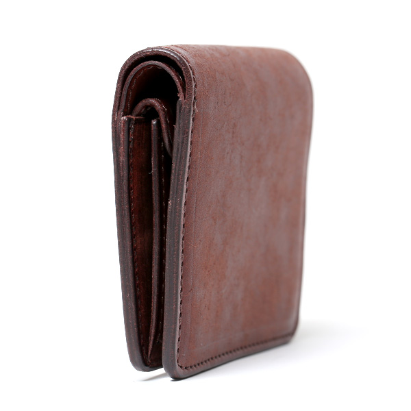  二つ折り財布 メンズ ミニ財布 レザー マルゴーレザー コンパクト 日本製 ブランド 財布 ハンドメイド ダークブラウン ブラウン 茶 茶色 小型 小さい 財布 男性 女性 プレゼント ユニセックス ギフト THE WONDER LUST(ワンダーラスト)