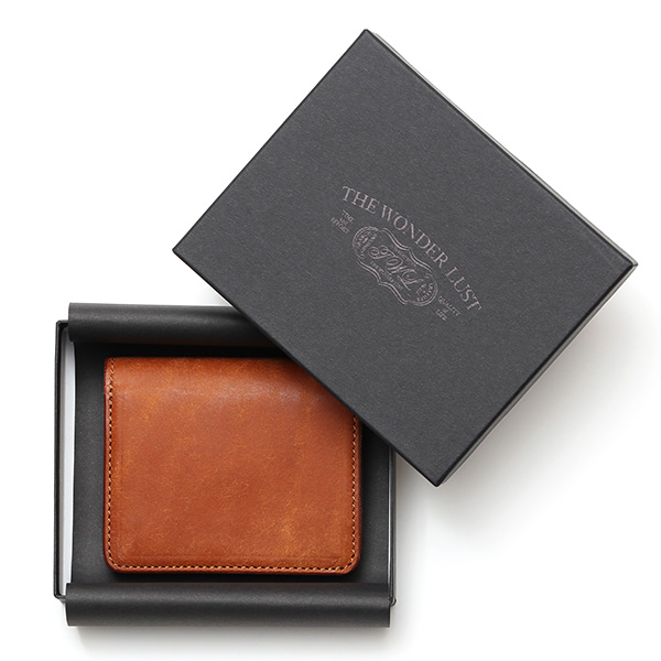  二つ折り財布 メンズ ミニ財布 レザー マルゴーレザー コンパクト 日本製 ブランド 財布 ハンドメイド キャメル ブラウン 茶 茶色 小型 小さい 財布 男性 女性 プレゼント ユニセックス ギフト THE WONDER LUST(ワンダーラスト)