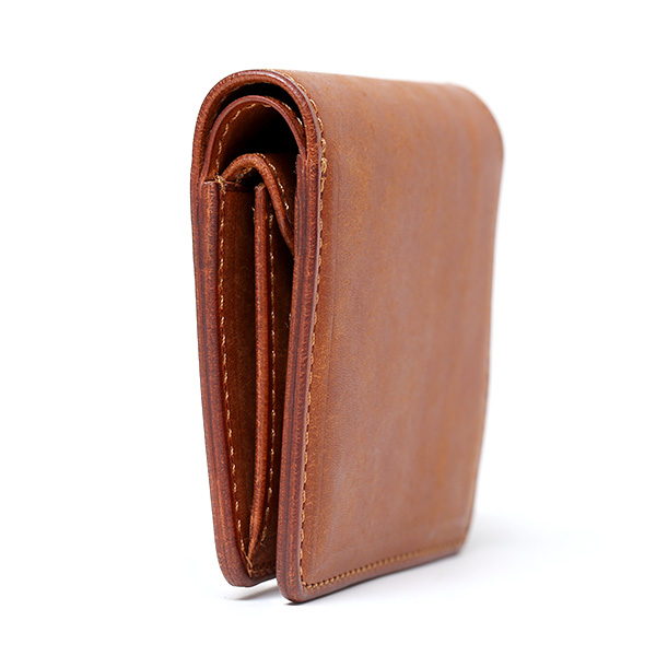  二つ折り財布 メンズ ミニ財布 レザー マルゴーレザー コンパクト 日本製 ブランド 財布 ハンドメイド キャメル ブラウン 茶 茶色 小型 小さい 財布 男性 女性 プレゼント ユニセックス ギフト THE WONDER LUST(ワンダーラスト)