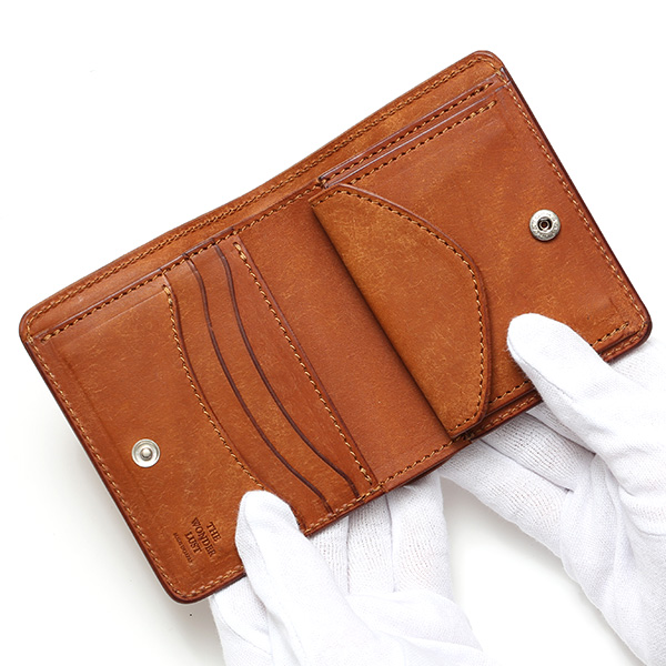  二つ折り財布 メンズ ミニ財布 レザー マルゴーレザー コンパクト 日本製 ブランド 財布 ハンドメイド キャメル ブラウン 茶 茶色 小型 小さい 財布 男性 女性 プレゼント ユニセックス ギフト THE WONDER LUST(ワンダーラスト)