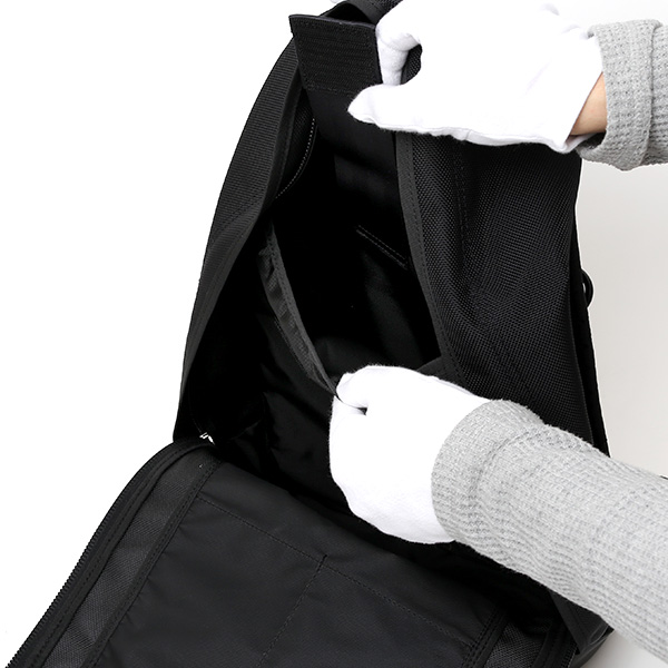  デイパック メンズ リュックサック ブラック 黒 黒色 レディース バックパック バリスティックナイロン 日本製 ワンダーバゲージ(WONDER BAGGAGE)