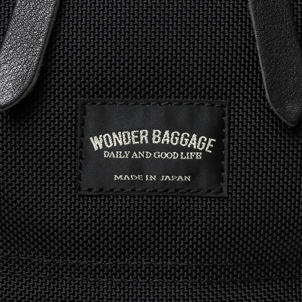  デイパック メンズ リュックサック ブラック 黒 黒色 レディース バックパック バリスティックナイロン 日本製 ワンダーバゲージ(WONDER BAGGAGE)