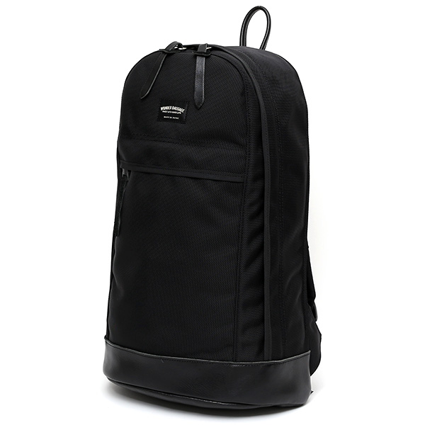  デイパック メンズ リュックサック ブラック 黒 黒色 レディース バックパック バリスティックナイロン 日本製 ワンダーバゲージ(WONDER BAGGAGE)