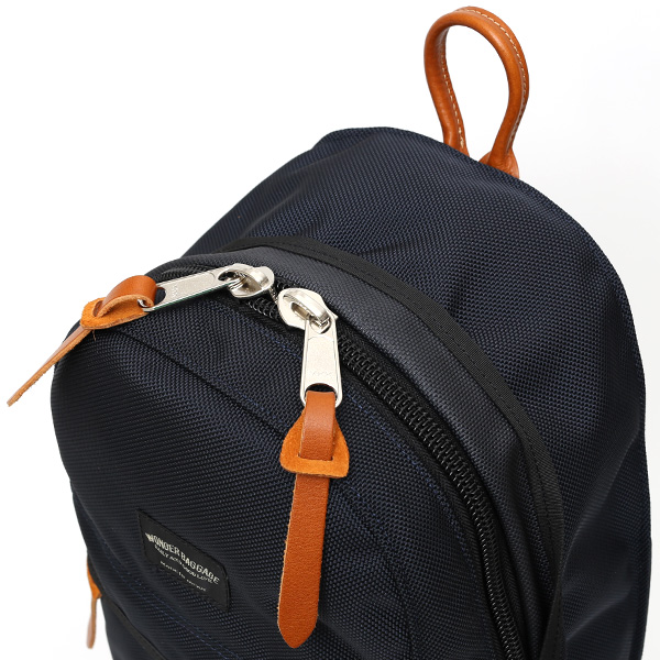  デイパック メンズ リュックサック ブルー ネイビー 青色 レディース バックパック バリスティックナイロン 日本製 ワンダーバゲージ(WONDER BAGGAGE)