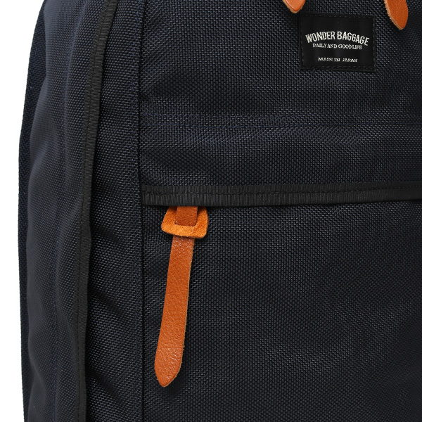  デイパック メンズ リュックサック ブルー ネイビー 青色 レディース バックパック バリスティックナイロン 日本製 ワンダーバゲージ(WONDER BAGGAGE)