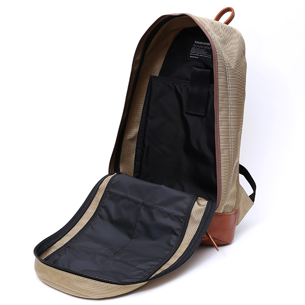  デイパック メンズ リュックサック ベージュ 肌色 レディース バックパック バリスティックナイロン 日本製 ワンダーバゲージ(WONDER BAGGAGE)