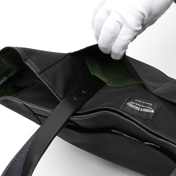  トートバッグ メンズ 本革 日本製 ブランド ブラック 黒 黒色 バリスティックナイロン ビジネスバッグ レディース レザー 鞄 カバン おしゃれ 大人 かわいい ワンダーバゲージ(WONDER BAGGAGE)