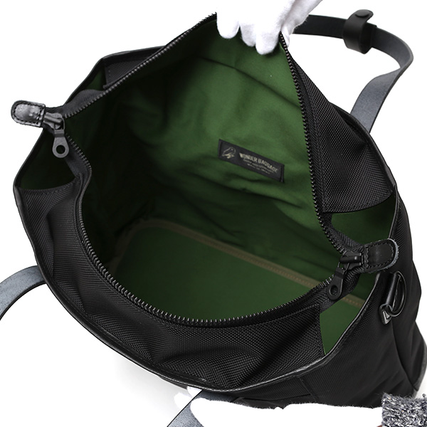  トートバッグ メンズ 本革 日本製 ブランド ブラック 黒 黒色 バリスティックナイロン ビジネスバッグ レディース レザー 鞄 カバン おしゃれ 大人 かわいい ワンダーバゲージ(WONDER BAGGAGE)