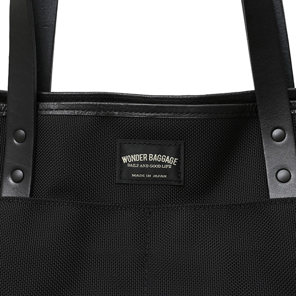  トートバッグ メンズ 本革 日本製 ブランド ブラック 黒 黒色 バリスティックナイロン ビジネスバッグ レディース レザー 鞄 カバン おしゃれ 大人 かわいい ワンダーバゲージ(WONDER BAGGAGE)