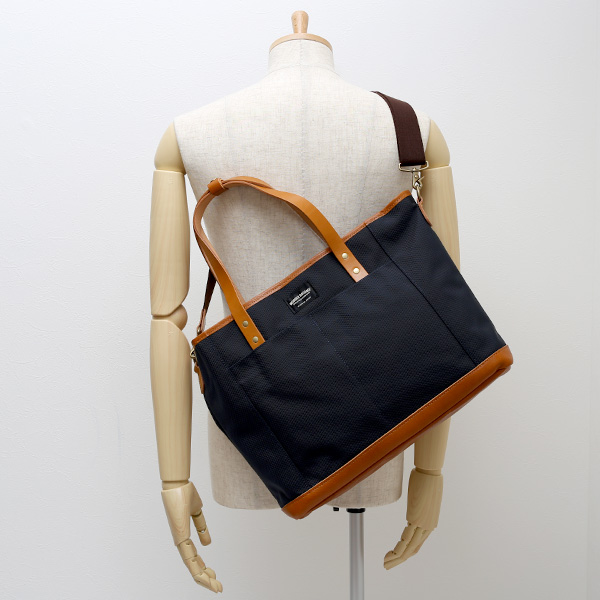  トートバッグ メンズ 本革 日本製 ブランド ブルー ネイビー 青色 バリスティックナイロン ビジネスバッグ レディース レザー 鞄 カバン おしゃれ 大人 かわいい ワンダーバゲージ(WONDER BAGGAGE)
