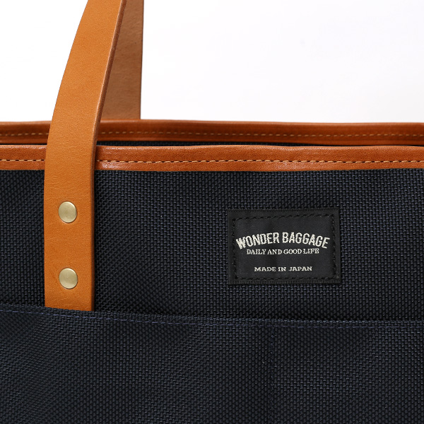  トートバッグ メンズ 本革 日本製 ブランド ブルー ネイビー 青色 バリスティックナイロン ビジネスバッグ レディース レザー 鞄 カバン おしゃれ 大人 かわいい ワンダーバゲージ(WONDER BAGGAGE)