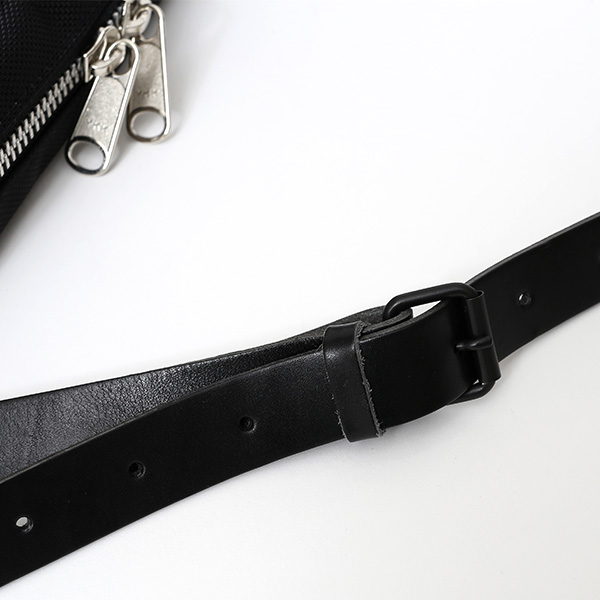 ショルダーバッグ メンズ 本革 レザー ブラック 黒 黒色 レディース バリスティックナイロン 日本製 カバン 鞄 ブランド ワンダーバゲージ(WONDER BAGGAGE)