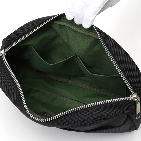 ショルダーバッグ メンズ 本革 レザー ブラック 黒 黒色 レディース バリスティックナイロン 日本製 カバン 鞄 ブランド ワンダーバゲージ(WONDER BAGGAGE)