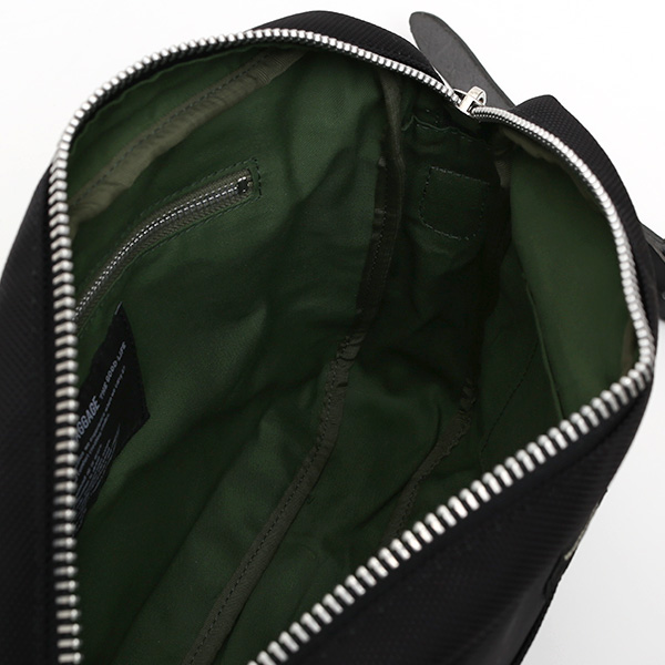 ショルダーバッグ メンズ 本革 レザー ブラック 黒 黒色 レディース バリスティックナイロン 日本製 カバン 鞄 ブランド ワンダーバゲージ(WONDER BAGGAGE)