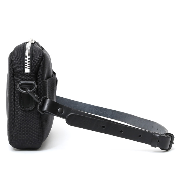 ショルダーバッグ メンズ ブラック 黒 黒色 レディース バリスティックナイロン レザー 本革 日本製 ブランド 鞄 カバン ワンダーバゲージ(WONDER BAGGAGE)