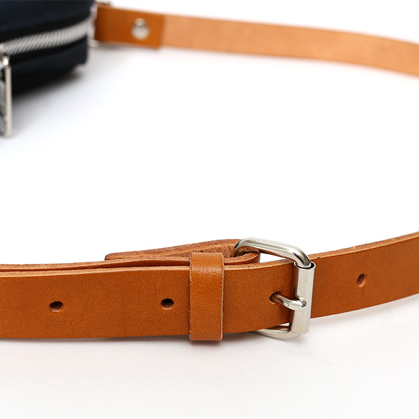  ショルダーバッグ メンズ ブルー ネイビー 青色 レディース バリスティックナイロン レザー 本革 日本製 ブランド 鞄 カバン ワンダーバゲージ(WONDER BAGGAGE)