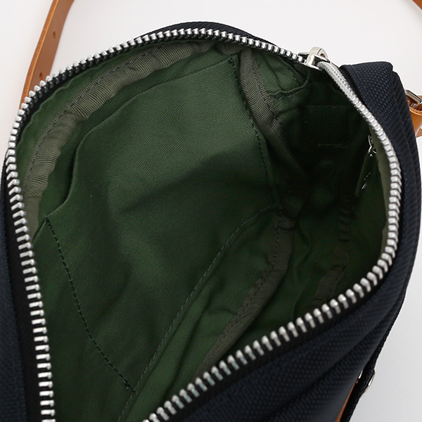  ショルダーバッグ メンズ ブルー ネイビー 青色 レディース バリスティックナイロン レザー 本革 日本製 ブランド 鞄 カバン ワンダーバゲージ(WONDER BAGGAGE)