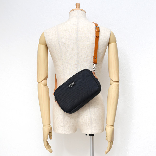  ショルダーバッグ メンズ ブルー ネイビー 青色 レディース バリスティックナイロン レザー 本革 日本製 ブランド 鞄 カバン ワンダーバゲージ(WONDER BAGGAGE)