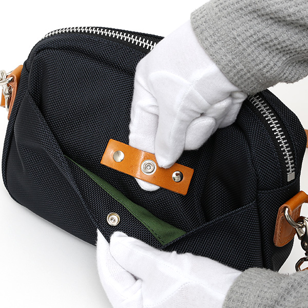  ショルダーバッグ メンズ ブルー ネイビー 青色 レディース バリスティックナイロン レザー 本革 日本製 ブランド 鞄 カバン ワンダーバゲージ(WONDER BAGGAGE)