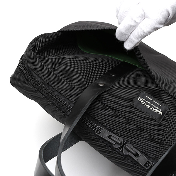  ビジネスバッグ メンズ ブリーフケース ブラック 黒 黒色 本革 日本製 ブランド レザー ショルダーベルト バリスティックナイロン 鞄 カバン ワンダーバゲージ(WONDER BAGGAGE)