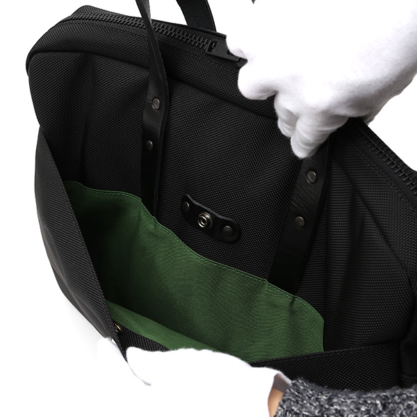  ビジネスバッグ メンズ ブリーフケース ブラック 黒 黒色 本革 日本製 ブランド レザー ショルダーベルト バリスティックナイロン 鞄 カバン ワンダーバゲージ(WONDER BAGGAGE)