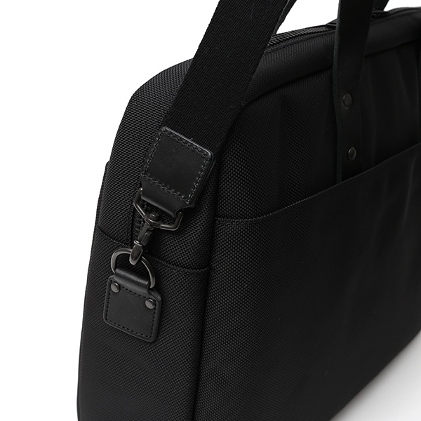  ビジネスバッグ メンズ ブリーフケース ブラック 黒 黒色 本革 日本製 ブランド レザー ショルダーベルト バリスティックナイロン 鞄 カバン ワンダーバゲージ(WONDER BAGGAGE)