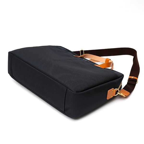  ビジネスバッグ メンズ ブリーフケース ブルー ネイビー 青色 本革 日本製 ブランド レザー ショルダーベルト バリスティックナイロン 鞄 カバン ワンダーバゲージ(WONDER BAGGAGE)