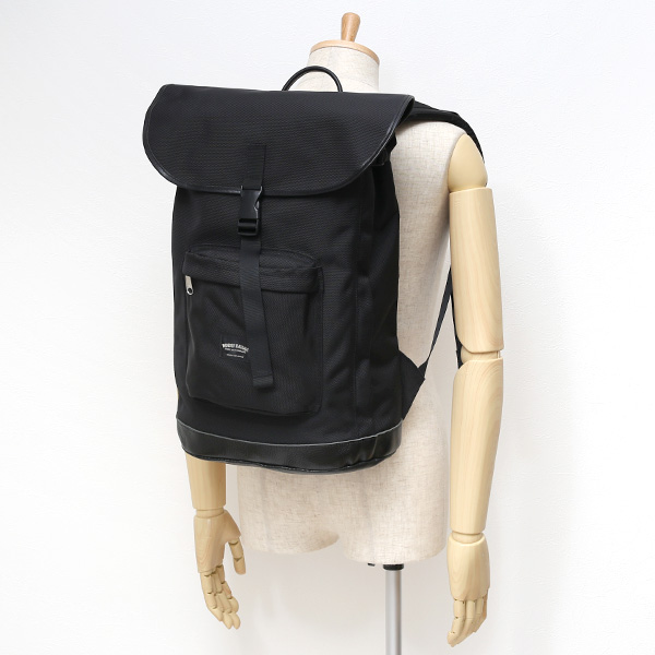  リュック デイパック メンズ リュックサック ブラック 黒 黒色 バックパック バリスティックナイロン 本革 レディース ワンダーバゲージ(WONDER BAGGAGE)