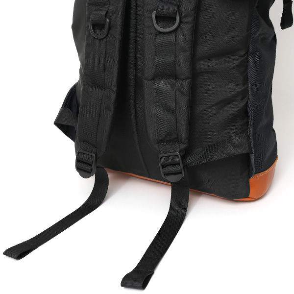  リュック デイパック メンズ リュックサック ブルー ネイビー 青色 バックパック バリスティックナイロン 本革 レディース ワンダーバゲージ(WONDER BAGGAGE)