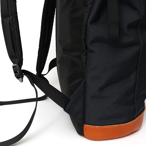  リュック デイパック メンズ リュックサック ブルー ネイビー 青色 バックパック バリスティックナイロン 本革 レディース ワンダーバゲージ(WONDER BAGGAGE)