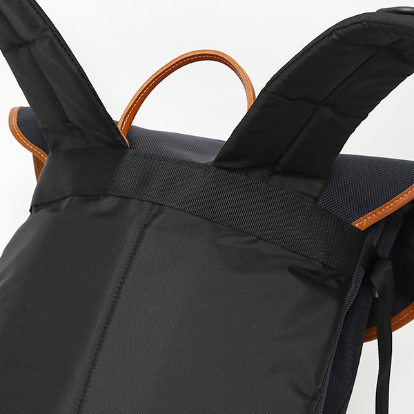  リュック デイパック メンズ リュックサック ブルー ネイビー 青色 バックパック バリスティックナイロン 本革 レディース ワンダーバゲージ(WONDER BAGGAGE)