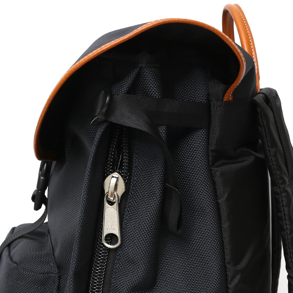  リュック デイパック メンズ リュックサック ブルー ネイビー 青色 バックパック バリスティックナイロン 本革 レディース ワンダーバゲージ(WONDER BAGGAGE)