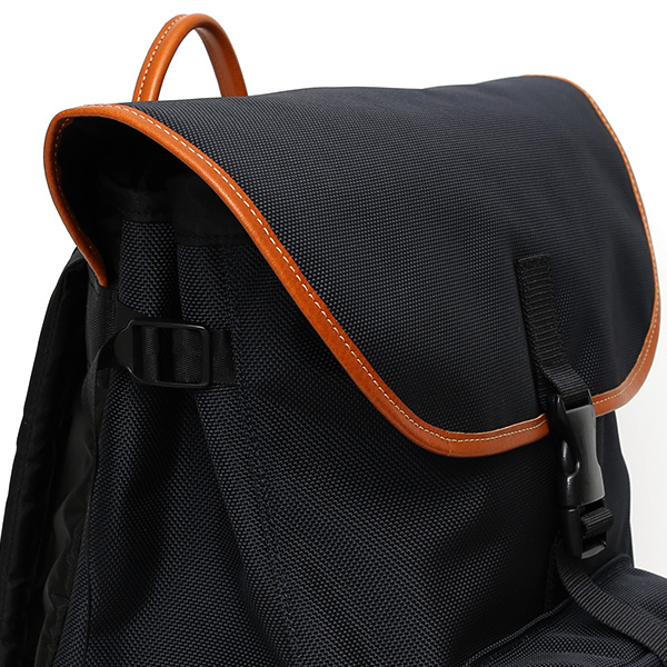  リュック デイパック メンズ リュックサック ブルー ネイビー 青色 バックパック バリスティックナイロン 本革 レディース ワンダーバゲージ(WONDER BAGGAGE)