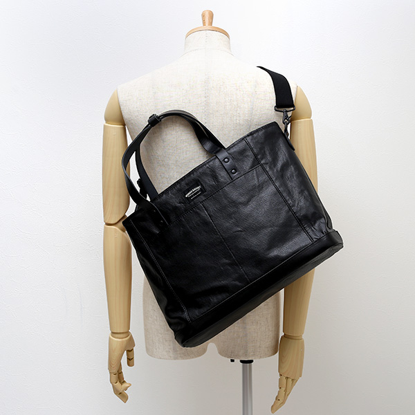  トートバッグ 日本製 ブラック 黒 黒色 メンズ ブランド 鞄 カバン レザー 革 ワンダーバゲージ(WONDER BAGGAGE)