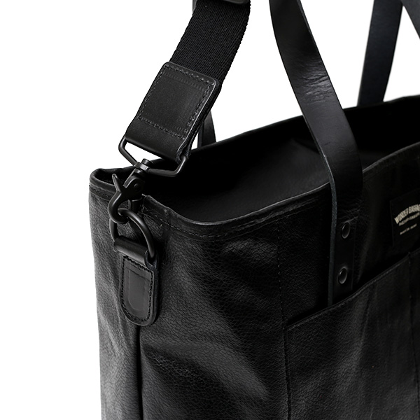 トートバッグ 日本製 ブラック 黒 黒色 メンズ ブランド 鞄 カバン レザー 革 ワンダーバゲージ(WONDER BAGGAGE)