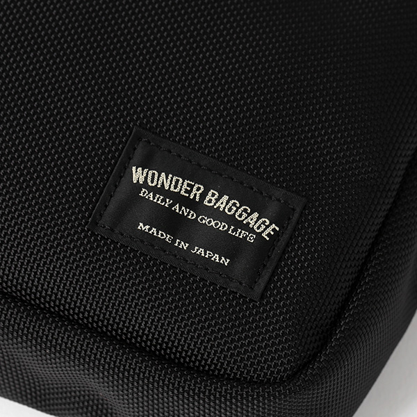  バッグインバッグ ポーチ ブラック 黒 黒色 メンズ レディース 日本製 ブランド カバン 鞄 バッグ ワンダーバゲージ(WONDER BAGGAGE)