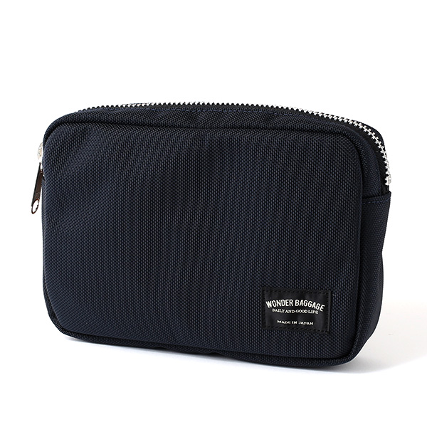  バッグインバッグ ポーチ ブルー ネイビー 青色 メンズ レディース 日本製 ブランド カバン 鞄 バッグ ワンダーバゲージ(WONDER BAGGAGE)
