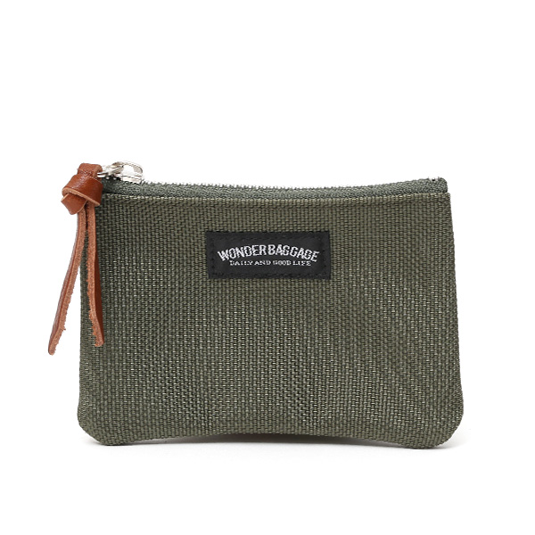 ワンダーバゲージ(WONDER BAGGAGE) グッドマンズシリーズ コインケース 小銭入れ オリーブ